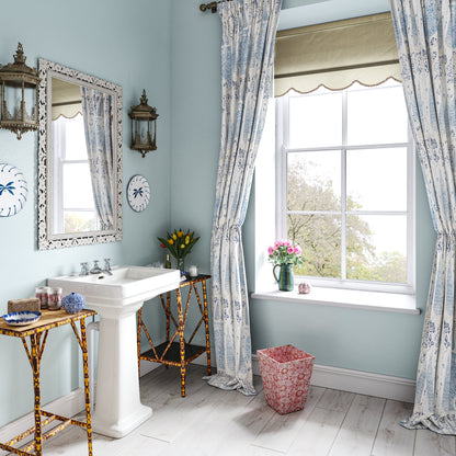 Vasari China Blue Fabric