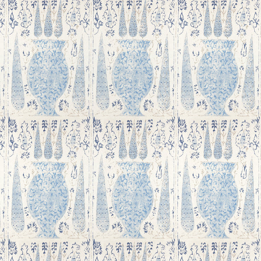 Vasari China Blue Fabric