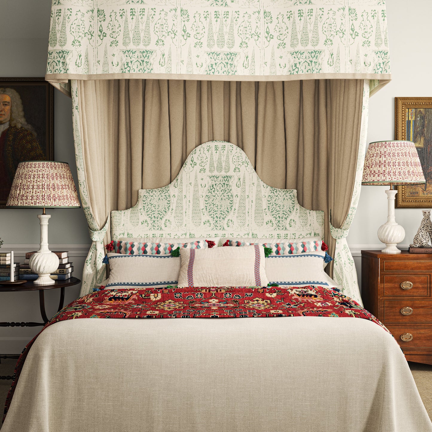 Vasari Duck Egg/Grey Fabric