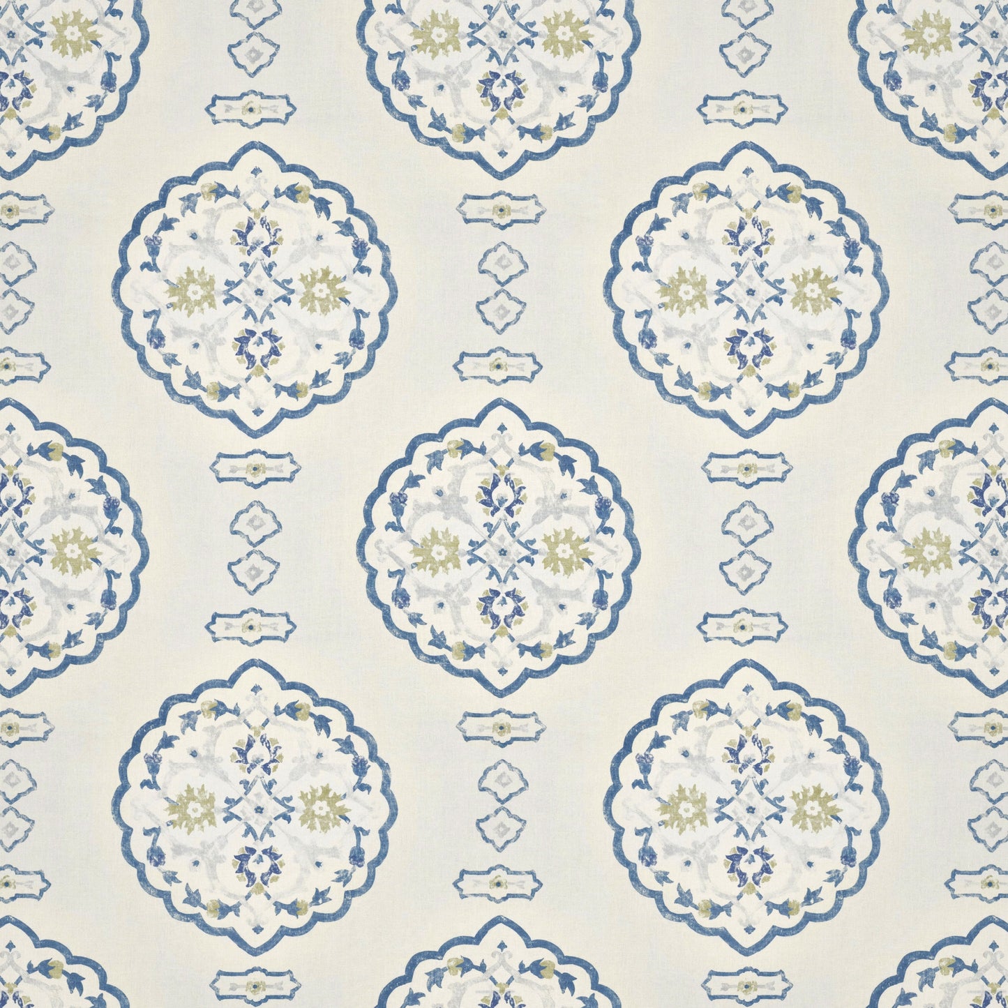 Waverton Blue Fabric