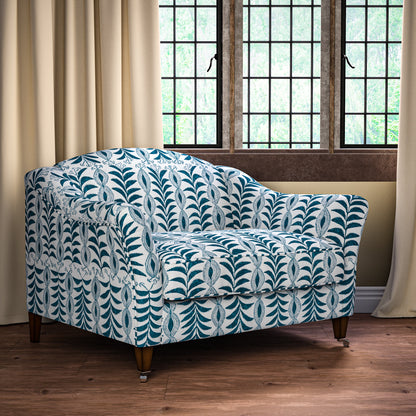 Zanzibar Petrol Blue Fabric