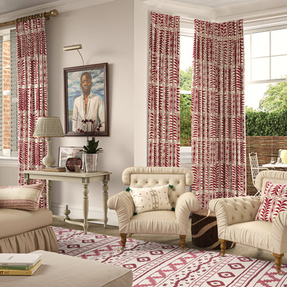 Zanzibar Raspberry Fabric