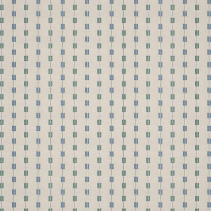Zig Zag Stripe Azure/Kingfisher Fabric