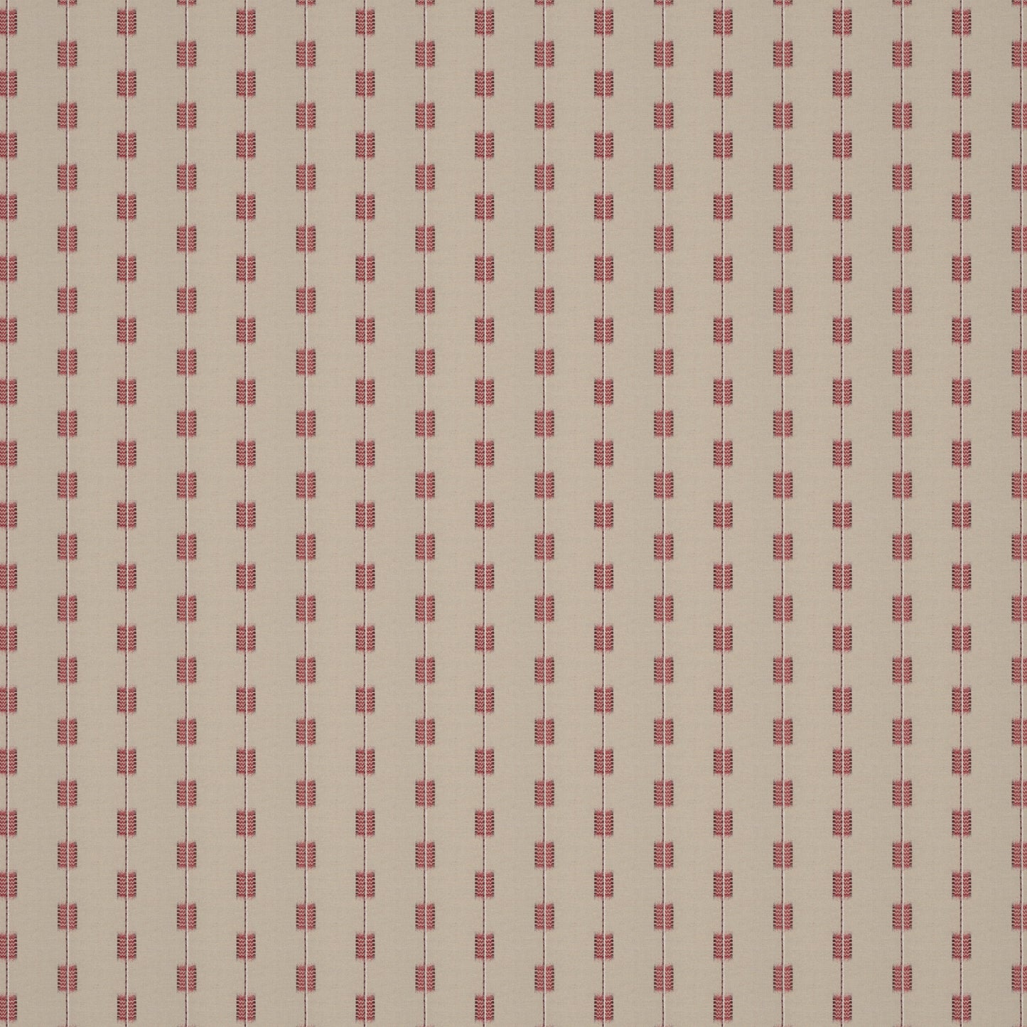 Zig Zag Stripe Red Fabric