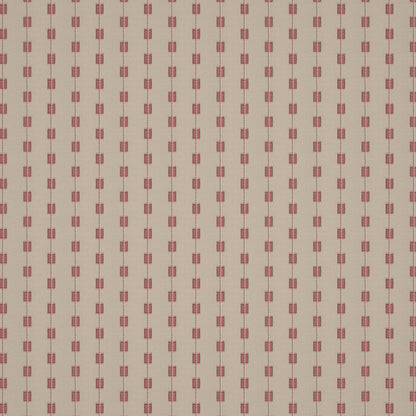 Zig Zag Stripe Red Fabric